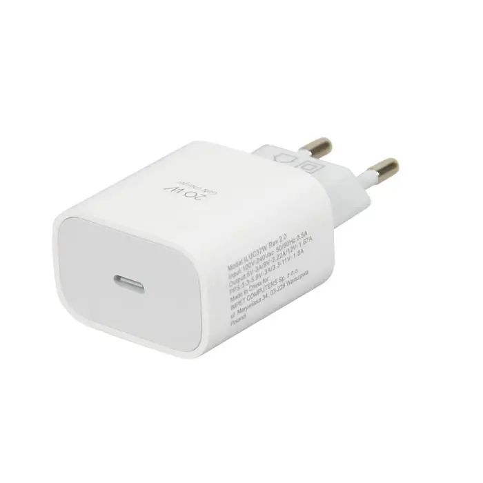 wall charger ibox c-37 gan pd20w, white - slika 1