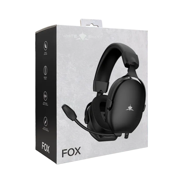 white shark gaming slušalice gh-2445 fox crne - slika 4