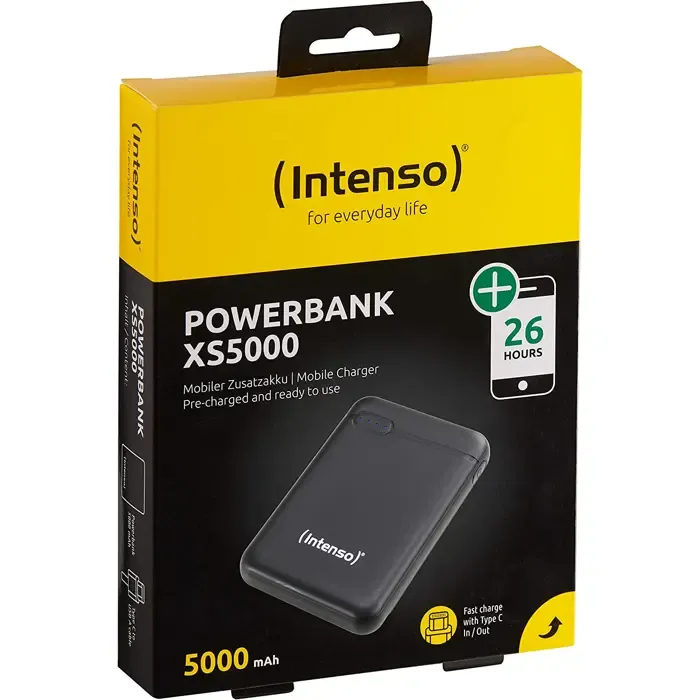 intenso xs5000, power bank (black, 5000 mah) - slika 2