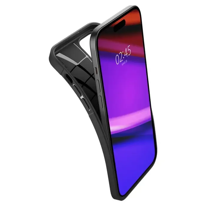 spigen core armor, zaštitna maska za telefon, mat crna - iphone 15 (acs06479) - slika 5