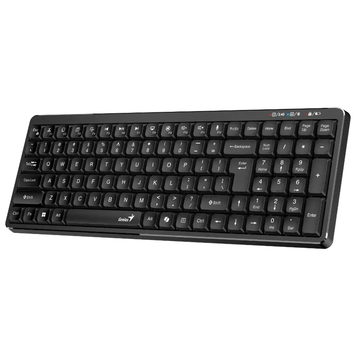 genius luxemate q7100bt, tipkovnica+miš, bt - slika 1