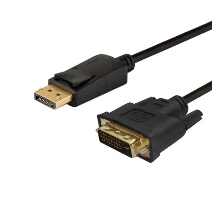 savio cl-106 video cable adapter 1.8 m displayport dvi black - slika 2