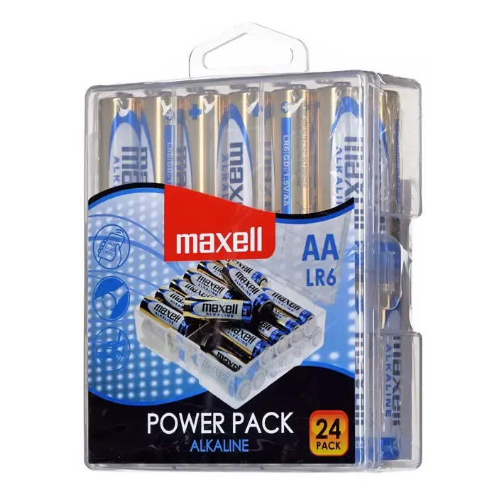 maxell battery alkaline lr6 value box, 24 pcs. - slika 5
