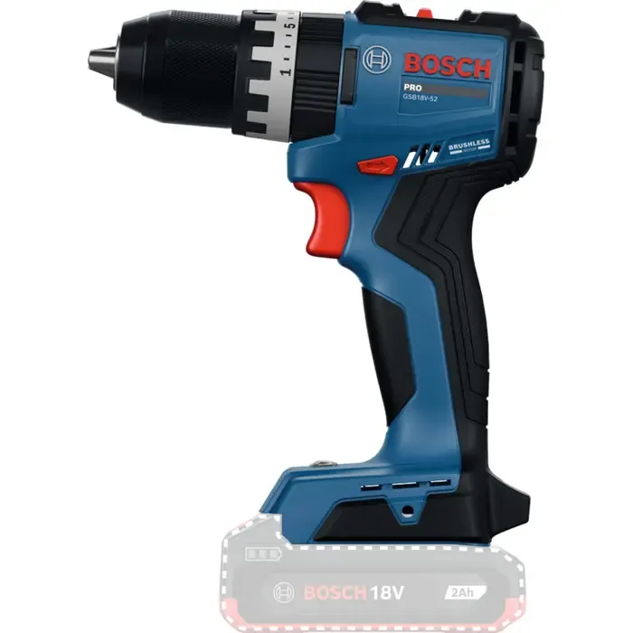 bosch powertools cordless impact drill gsb18v-52 (boxed) - slika 2