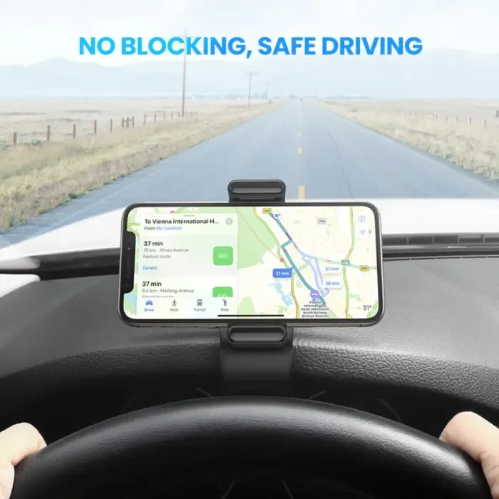 ugreen držač za smartphone za kontrolnu ploču u automobilu, crni - slika 3