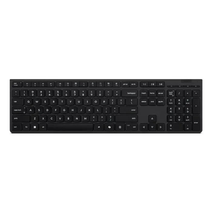 lenovo 4y41r64540 keyboard home/office rf wireless + bluetooth us english black - slika 1