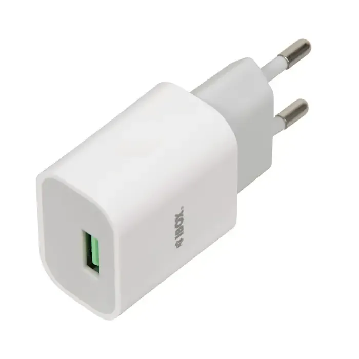 ibox c-41 universal charger with micro usb cable, white - slika 3