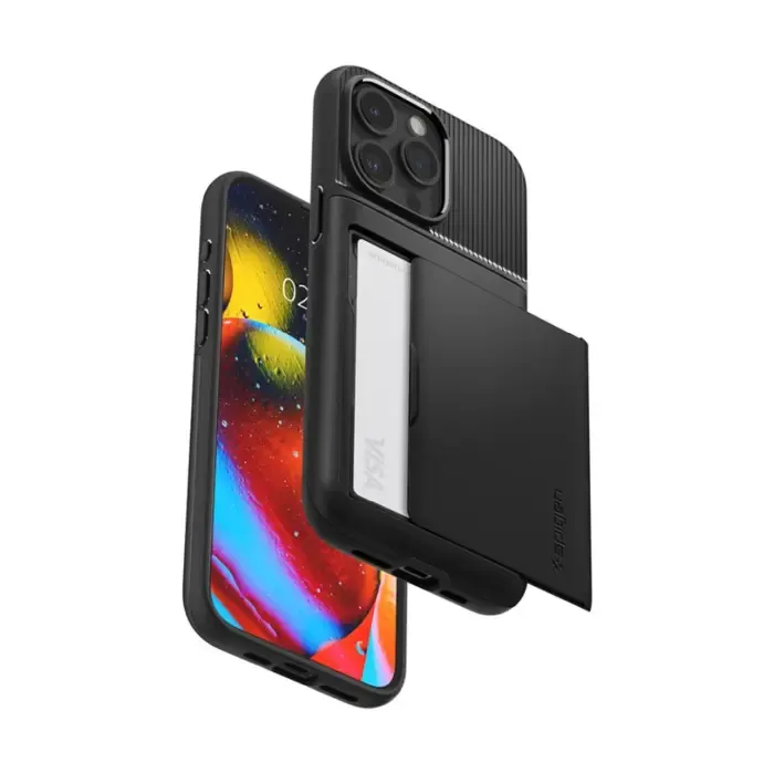 spigen slim armor cs, black - iphone 15 pro max (acs06589) - slika 4