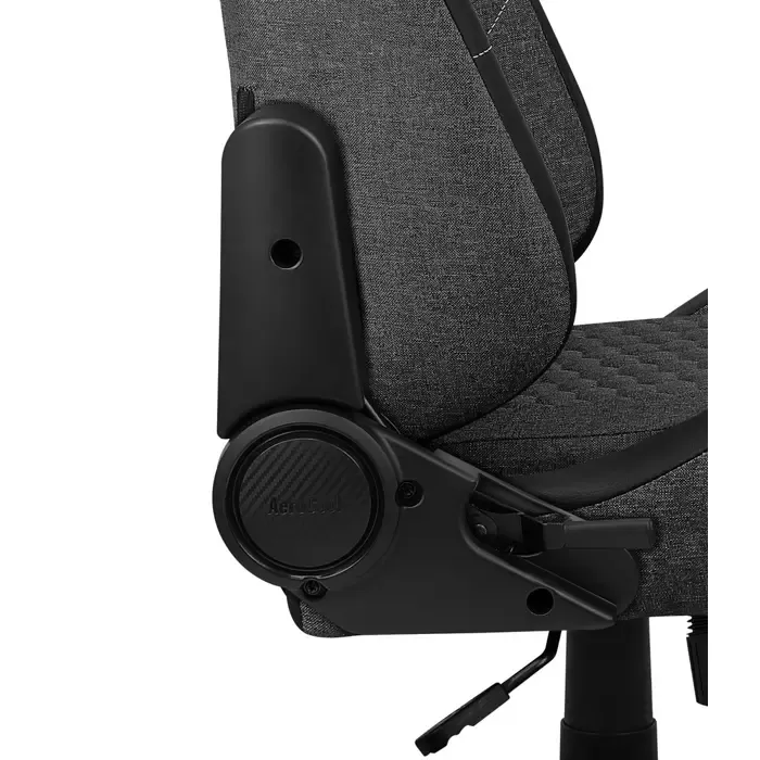 aerocool crownashbk, ergonomic gaming chair, adjustable cushions, aeroweave technology, black - slika 5