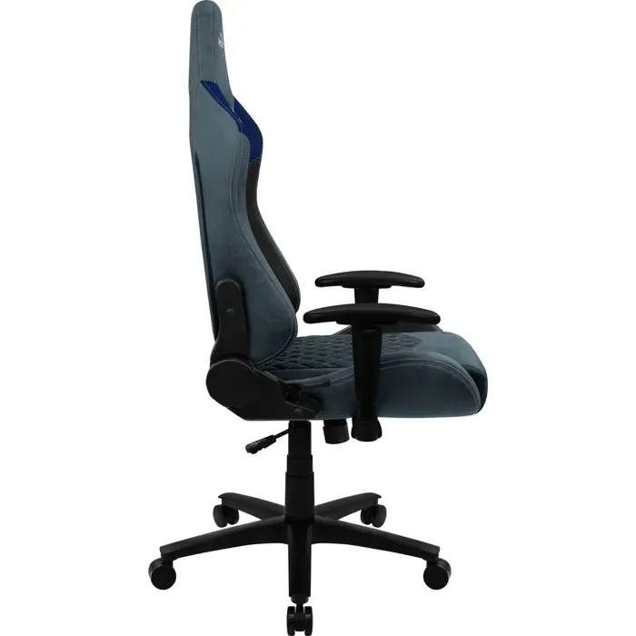 aerocool duke aerosuede universal gaming chair black,blue - slika 5