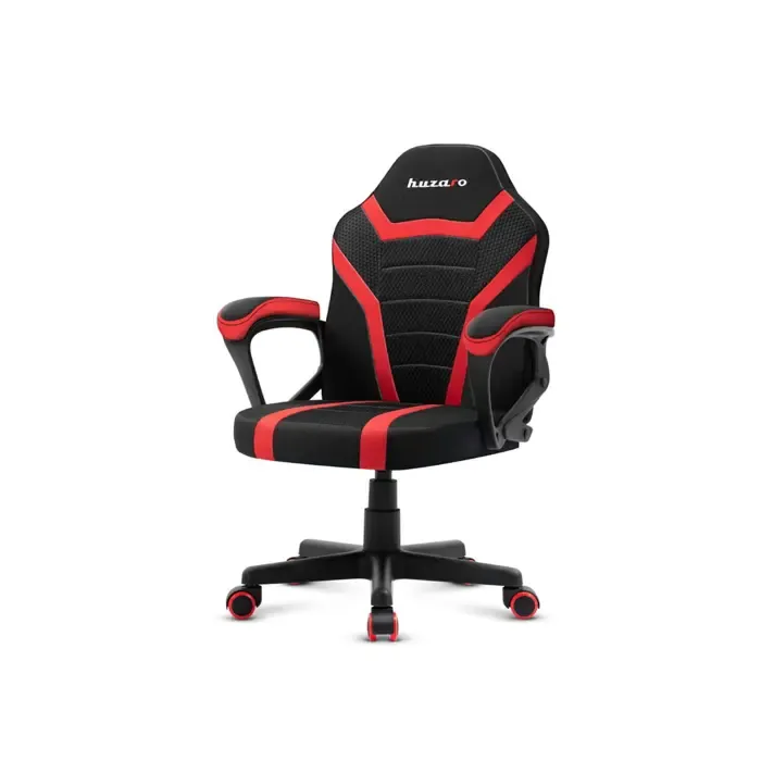 gaming chair for children huzaro ranger 1.0 red mesh, black, red - slika 5