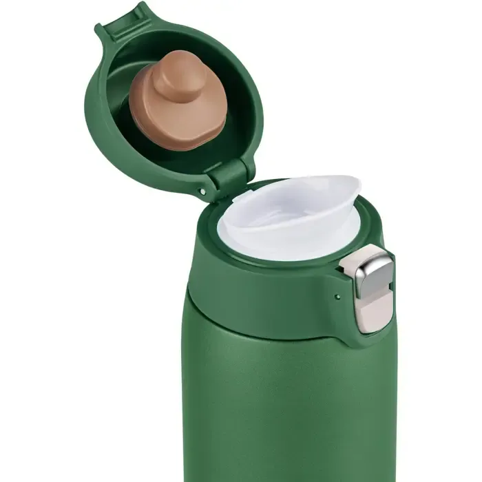 emsa travel mug light thermo mug (dark green, 0.4 liters, flip lid) - slika 3