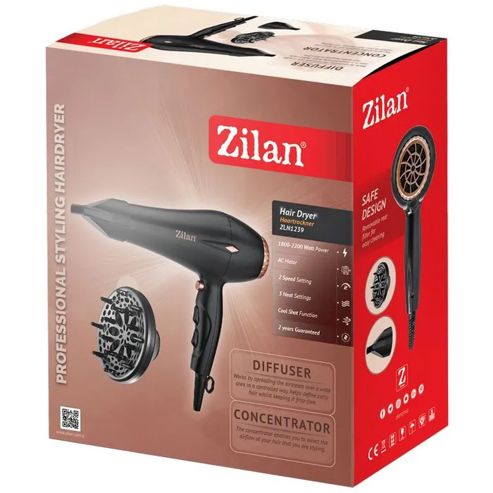 zilan sušilo za kosu, 1800 - 2200w - zln1239 - slika 4