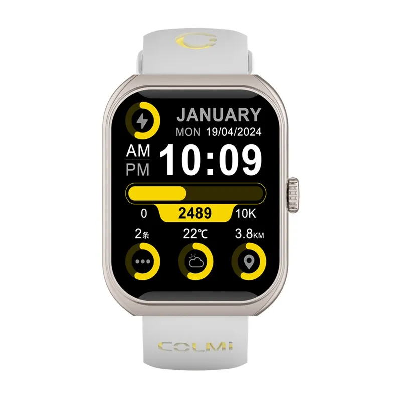 colmi p86 smartwatch (gold) - slika 2