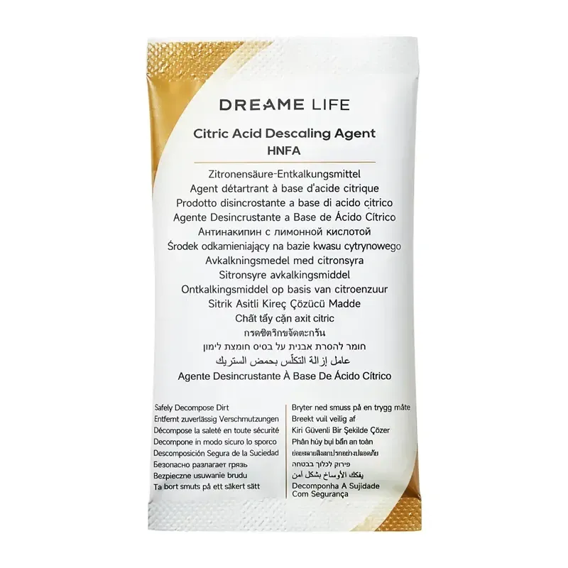 descaling solution for the dreame n20 steam, 12 x 20g - slika 1