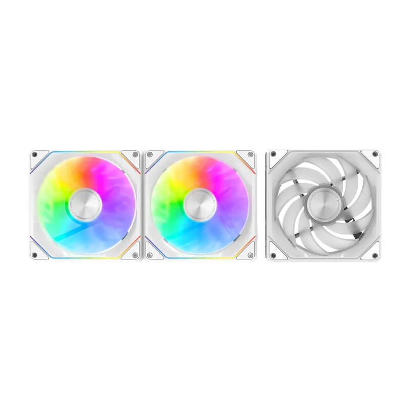 darkflash gauss g24 3-in-1 computer fans (white) - slika 2