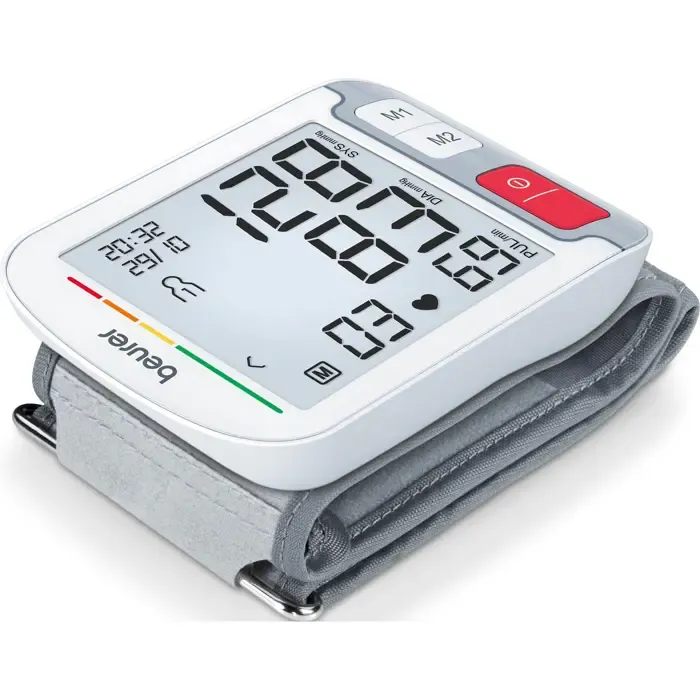 beurer bc 51 wrist blood pressure monitor (white/gray) - slika 4