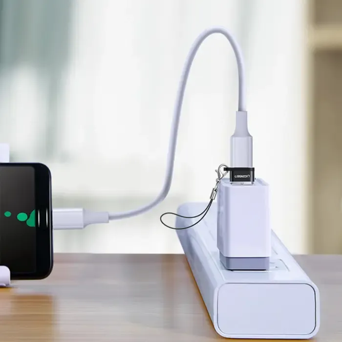 ugreen, usb-c 3.1 (f) / usb-a 2.0 (m), crni - slika 3