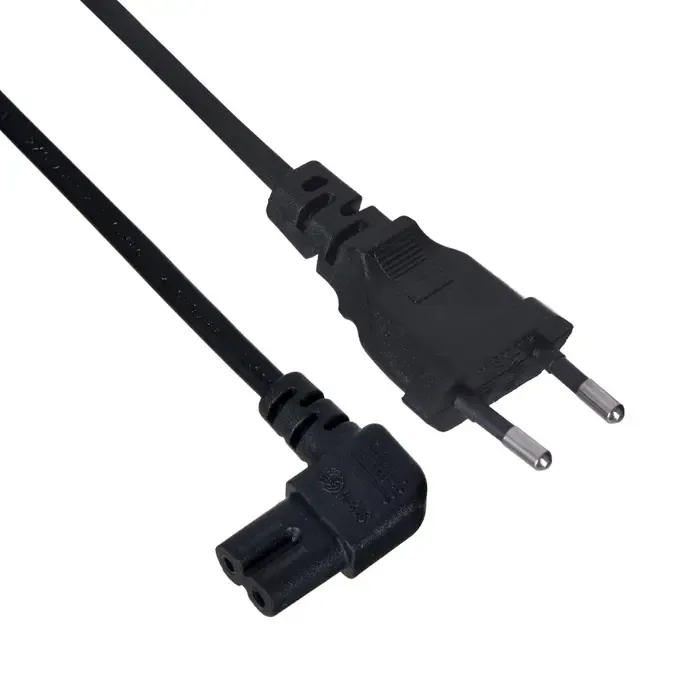 savio cl-144 power cable black 3 m angled - slika 2
