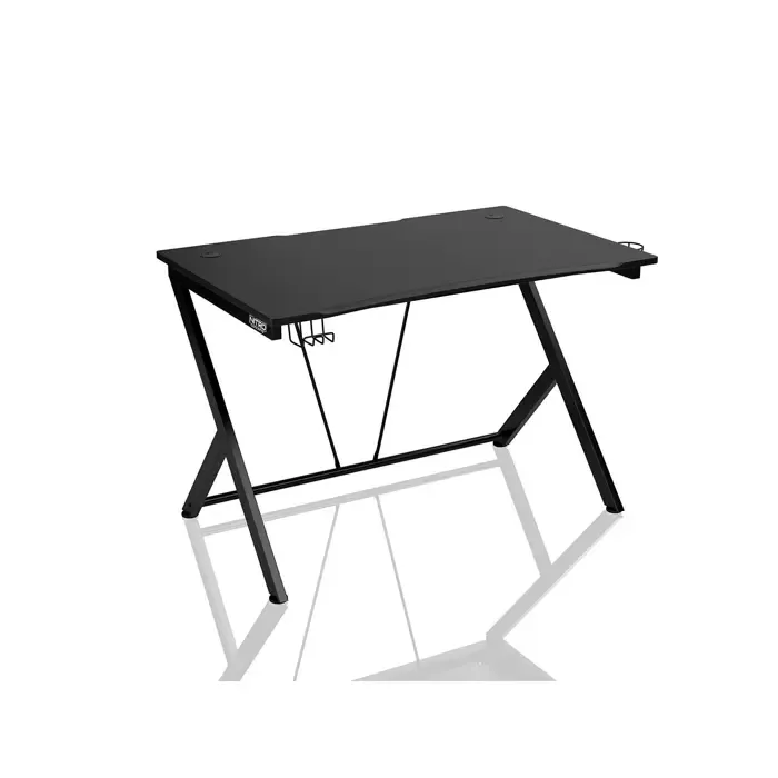 nitro concepts d12 gaming desk - black - slika 2