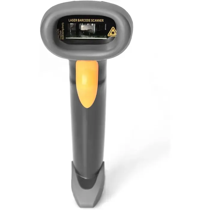 digitus 1d barcode handheld scanner, barcode scanner (grey/black) - slika 4