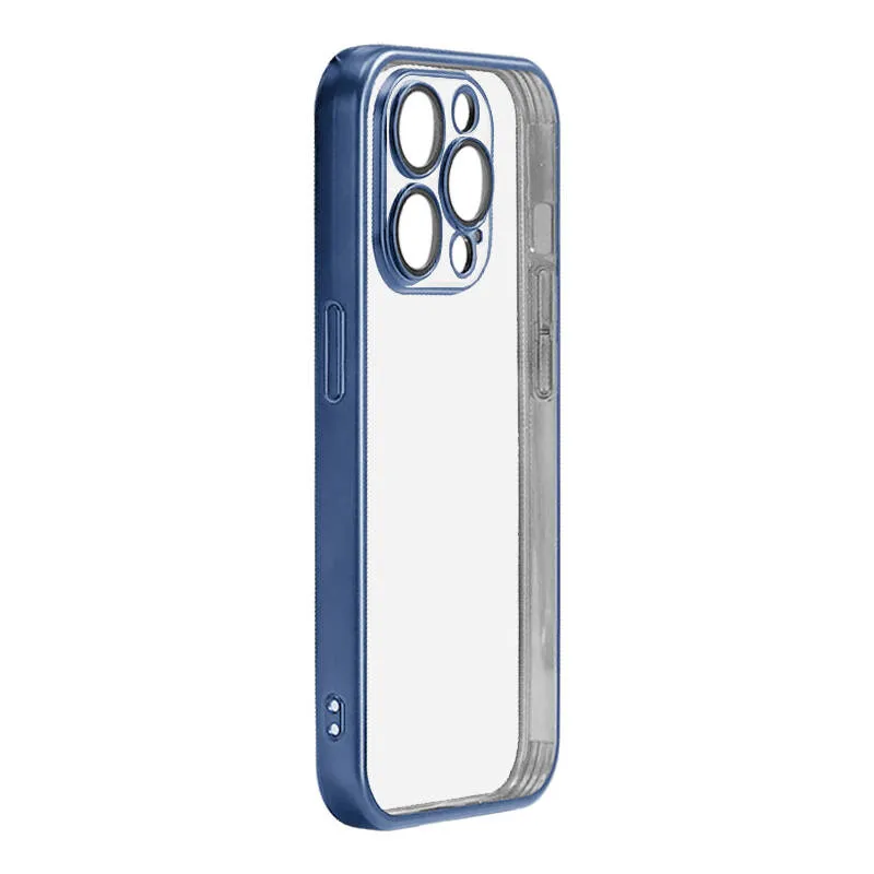 protective phone case joyroom jr-15q4 for iphone 15 pro max (matte blue) - slika 1