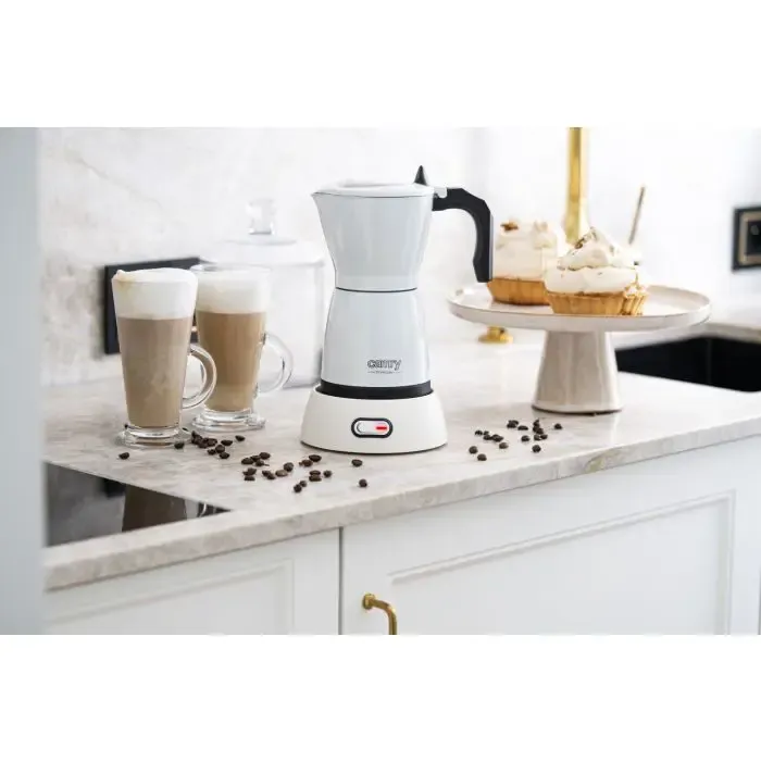 camry white electric flour coffee maker 300ml cr4415w - slika 3