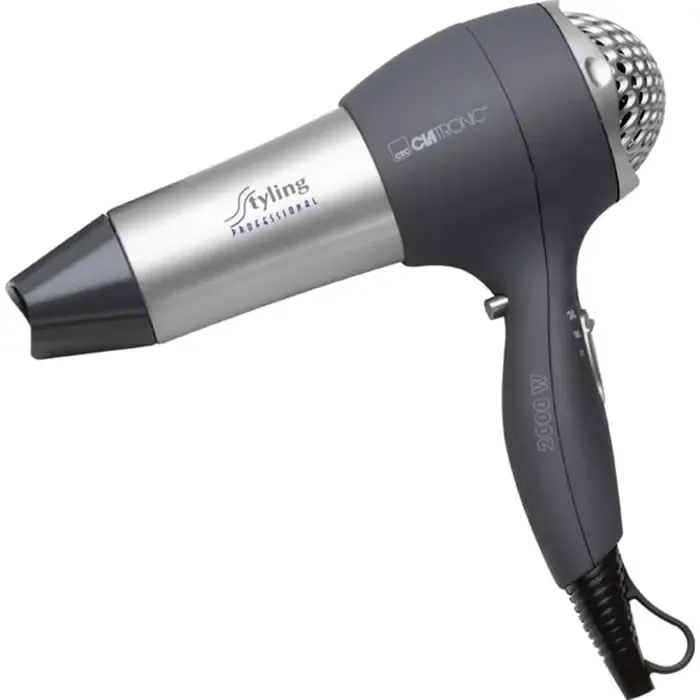 clatronic htd 3055, hair dryer (grey/silver) - slika 2