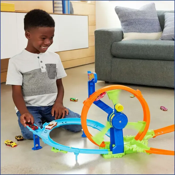 hot wheels racing turbo loop jbx65 - slika 2