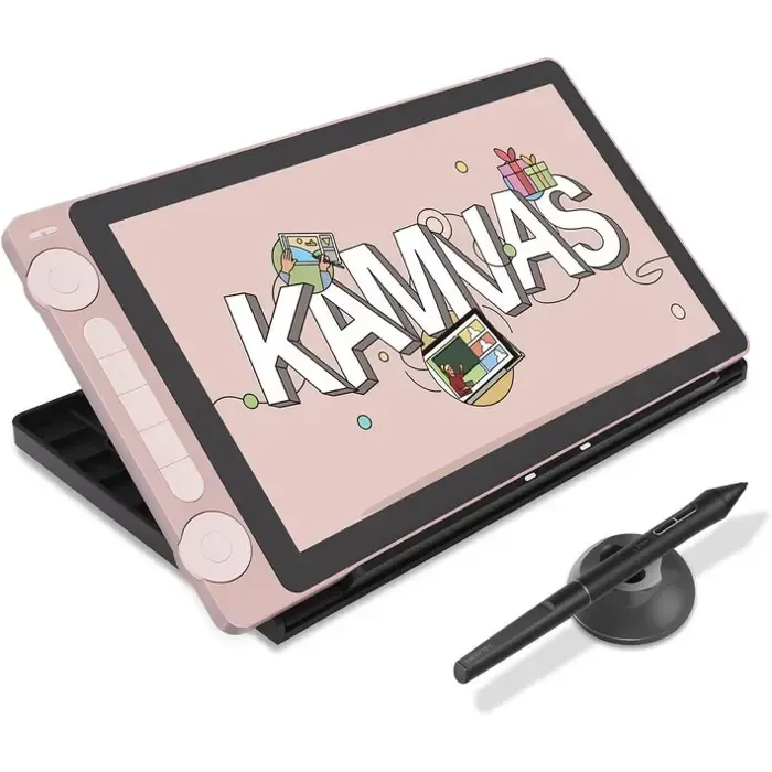 tablet graficzny huion kamvas 13 pink - slika 4