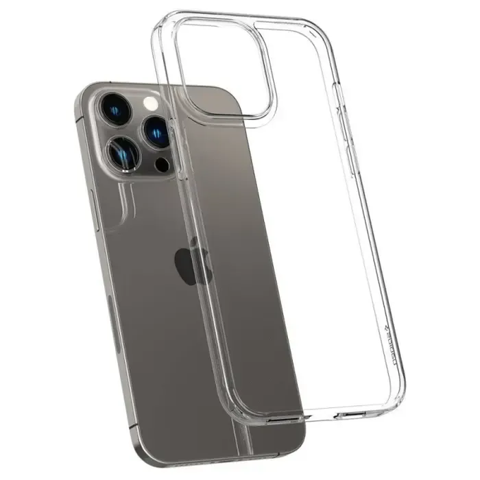 spigen air skin hybrid, zaštitna maska za telefon, prozirna - iphone 15 pro max (acs06554) - slika 2