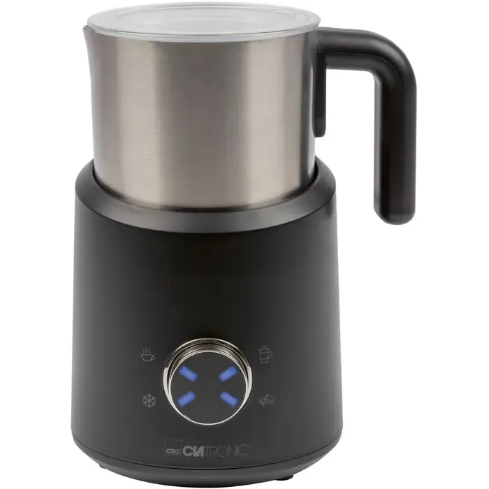 clatronic milk frother ms 3812 (black/stainless steel, 500 watts) - slika 1