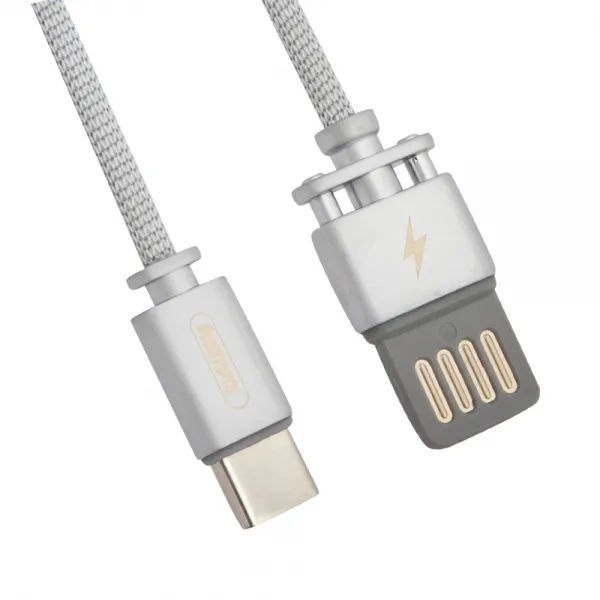 remax dominator fast charging data cable rc-064. 1m (silver) - slika 1