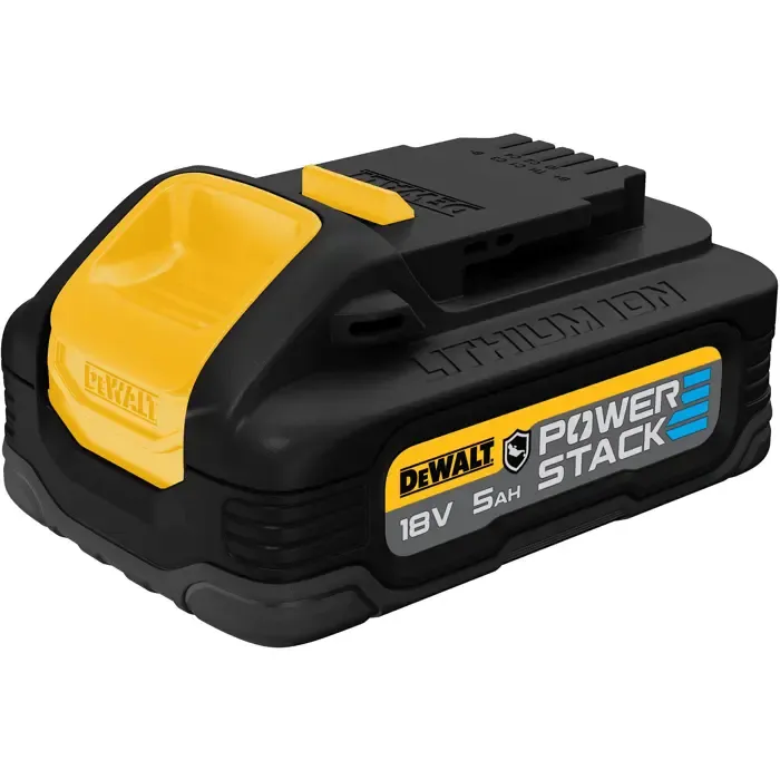 dewalt powerstack battery dcbp318, 18 volt 3.5ah yellow/black - slika 4