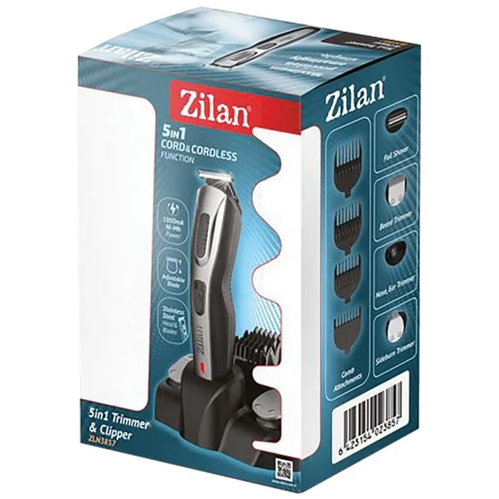 zilan trimer i šišač, 11 in 1, all in one, accu - zln3857 - slika 4