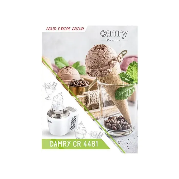 camry ice cream maker - slika 5