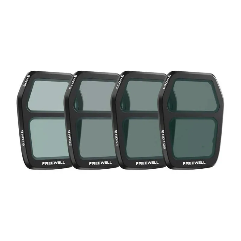 set of 4 split nd freewell filters for dji air 3s - slika 1