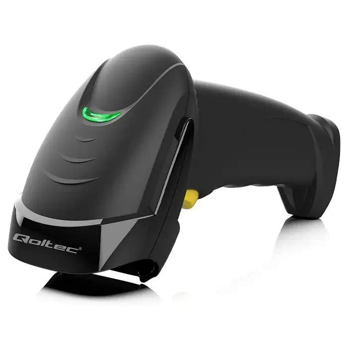 qoltec 50853 laser barcode scanner 1d | 2d | black - slika 4
