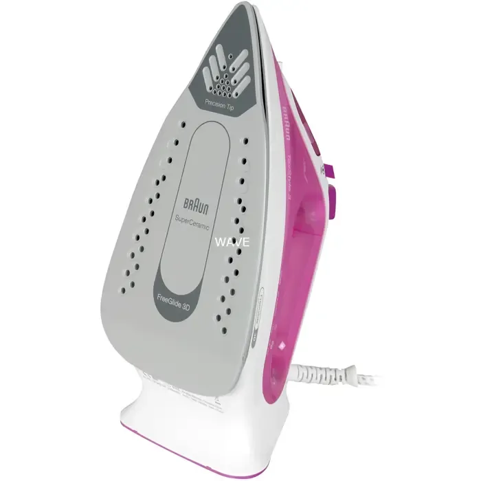 braun texstyle 3 si 3030pu, steam iron (white/purple) - slika 2