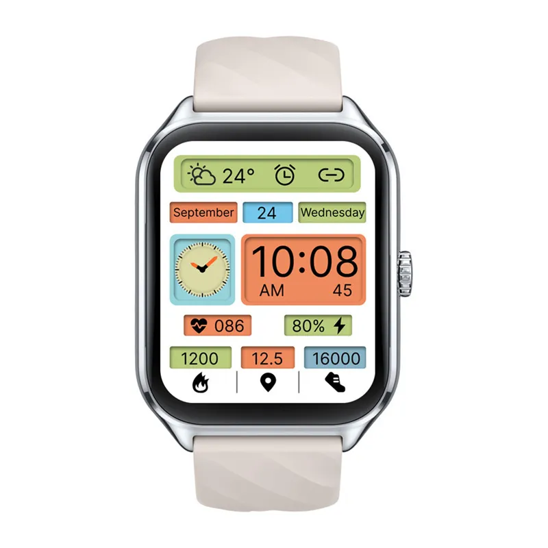 zeblaze gts 4 smartwatch (silver) - slika 2