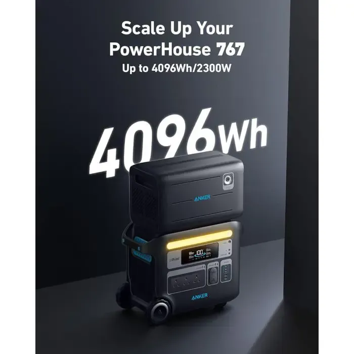 anker additional battery for powerhouse 767 - slika 2
