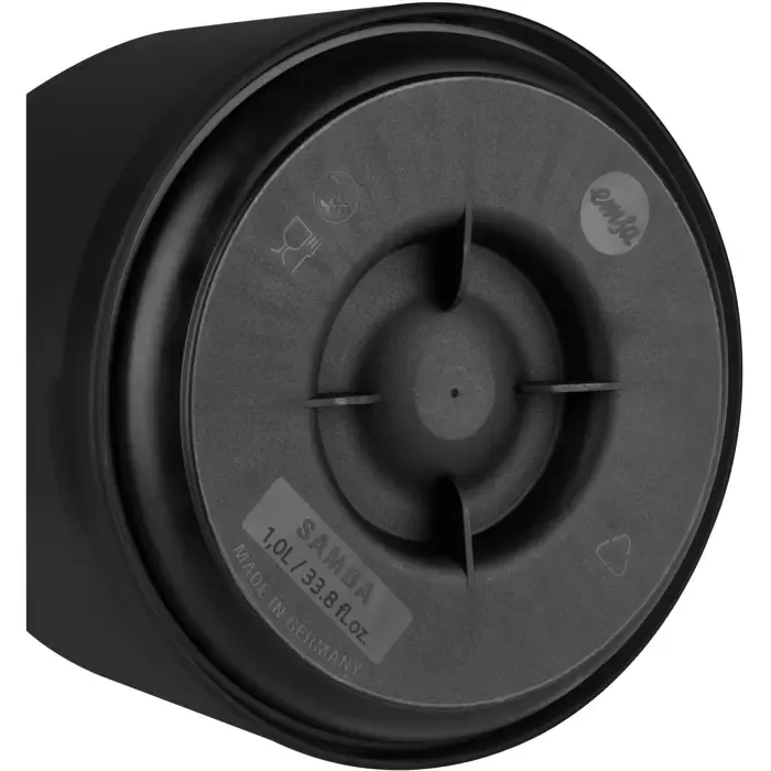 emsa samba vacuum jug with quick press closure (black) - slika 5