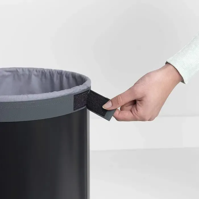 brabantia laundry basket 35l, matt black - slika 2
