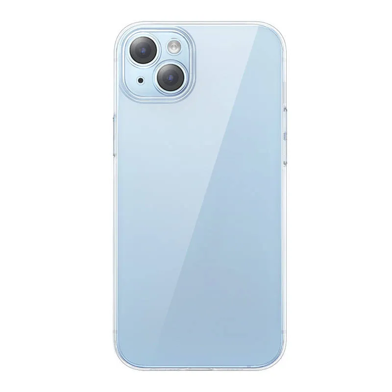 transparent case and tempered glass set baseus corning for iphone 14 plus - slika 2