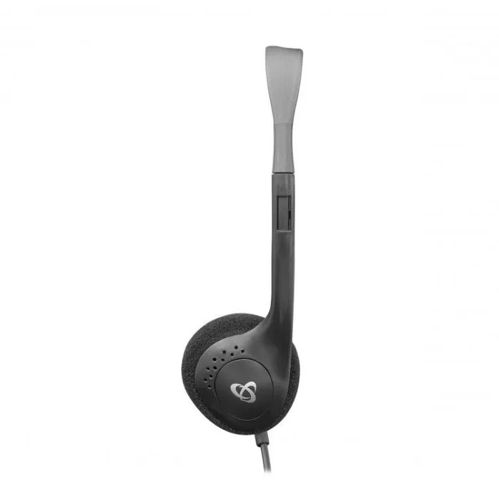 sbox on-ear slušalice s mikrofonom hs-707 usb crne - slika 3