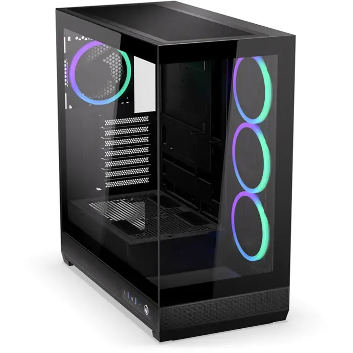 endorfy fishtank 6000 corona (black, tempered glass x 2) - slika 5