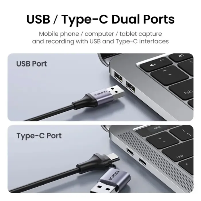 ugreen usb-c/a na hdmi video capture card - slika 4