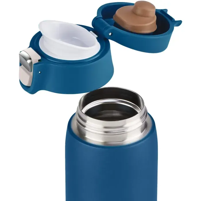 emsa travel mug light thermal mug 0.4 liters (dark blue, flip lid) - slika 2