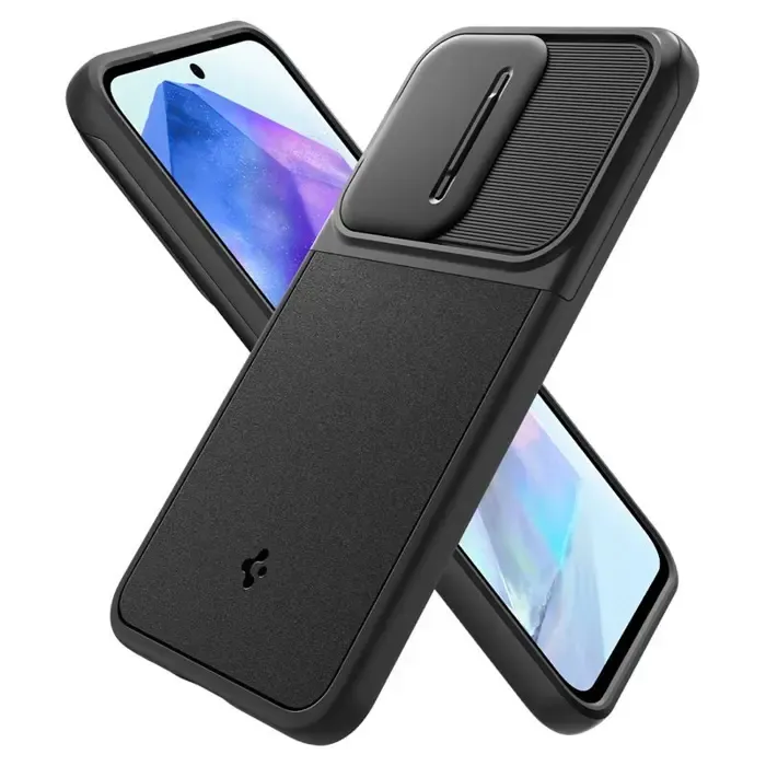 spigen optik armor, crni - samsung galaxy a55 - slika 2