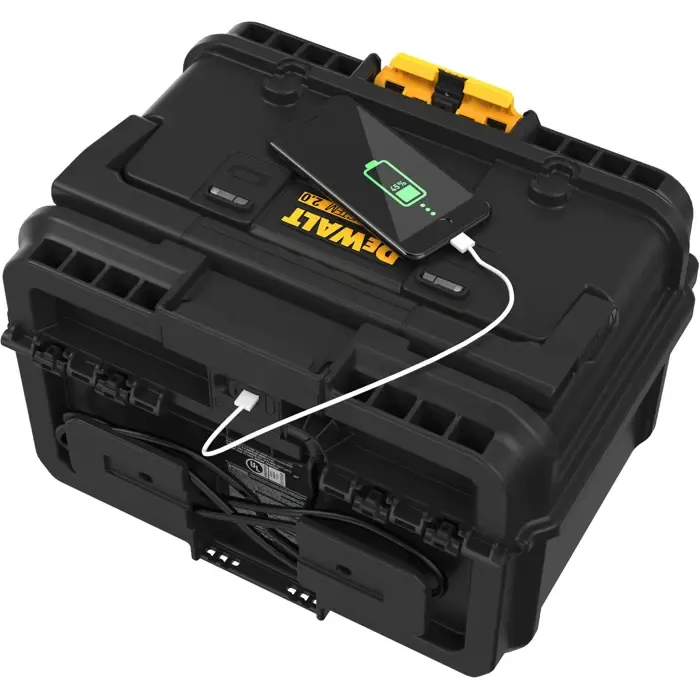 dewalt toughsystem 2.0 charger box dwst83471, charging station black, simultaneous charging of 2 18v xr / 54v flexvolt batteries - slika 4